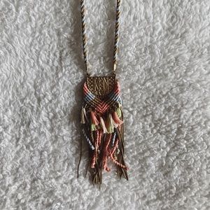 Multicolored Boho Statement Necklace